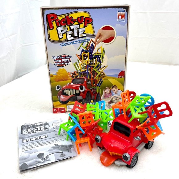 Pick-up Pete The Game of Stacking Chairs Motorized Fotorama 100% Complete - Picture 1 of 12